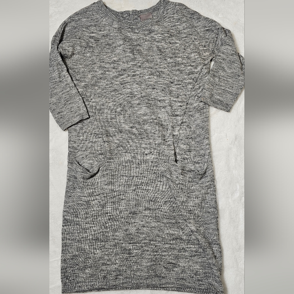 Vero Moda gray 3/4 sleeve women's shirt dress US S